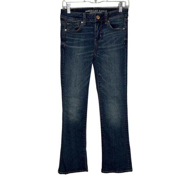 American Eagle Outfitters Women's Super Stretch Skinny Kick Jeans Size 4 - Picture 1 of 7